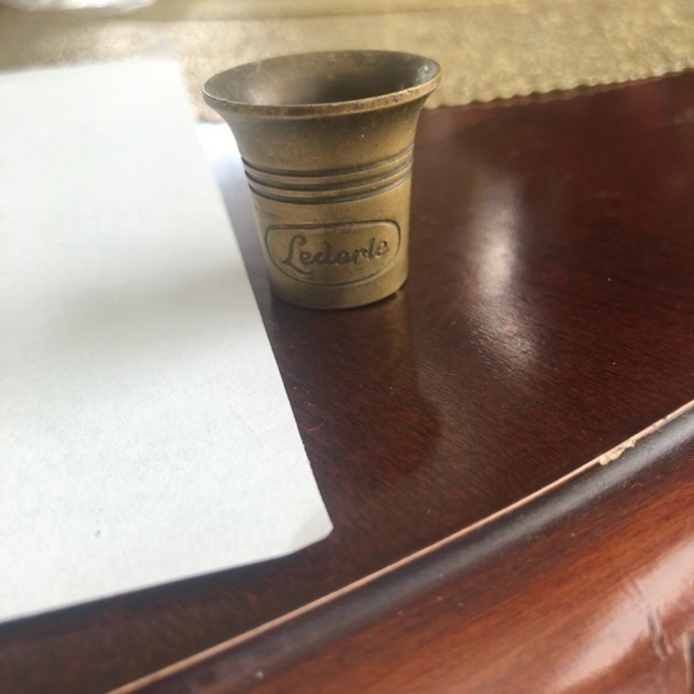 Vintage Brass Cup